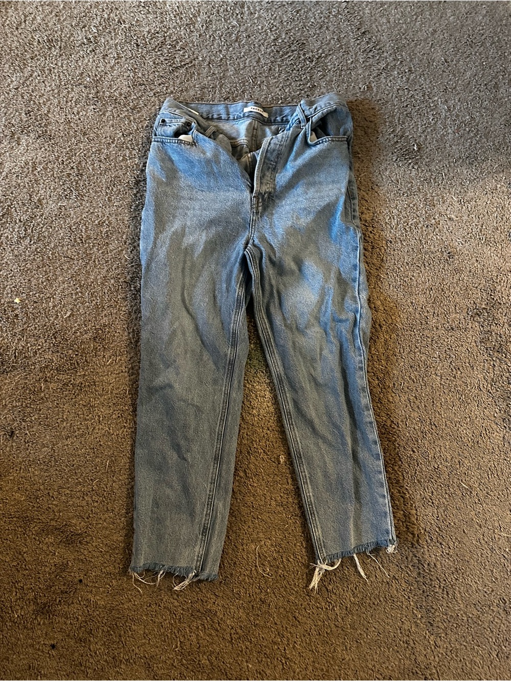 PacSun Light Blue High-Rise Wide Leg Jeans